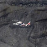 Restos hallados cerca de volcán en Japón podrían ser de helicóptero estrellado